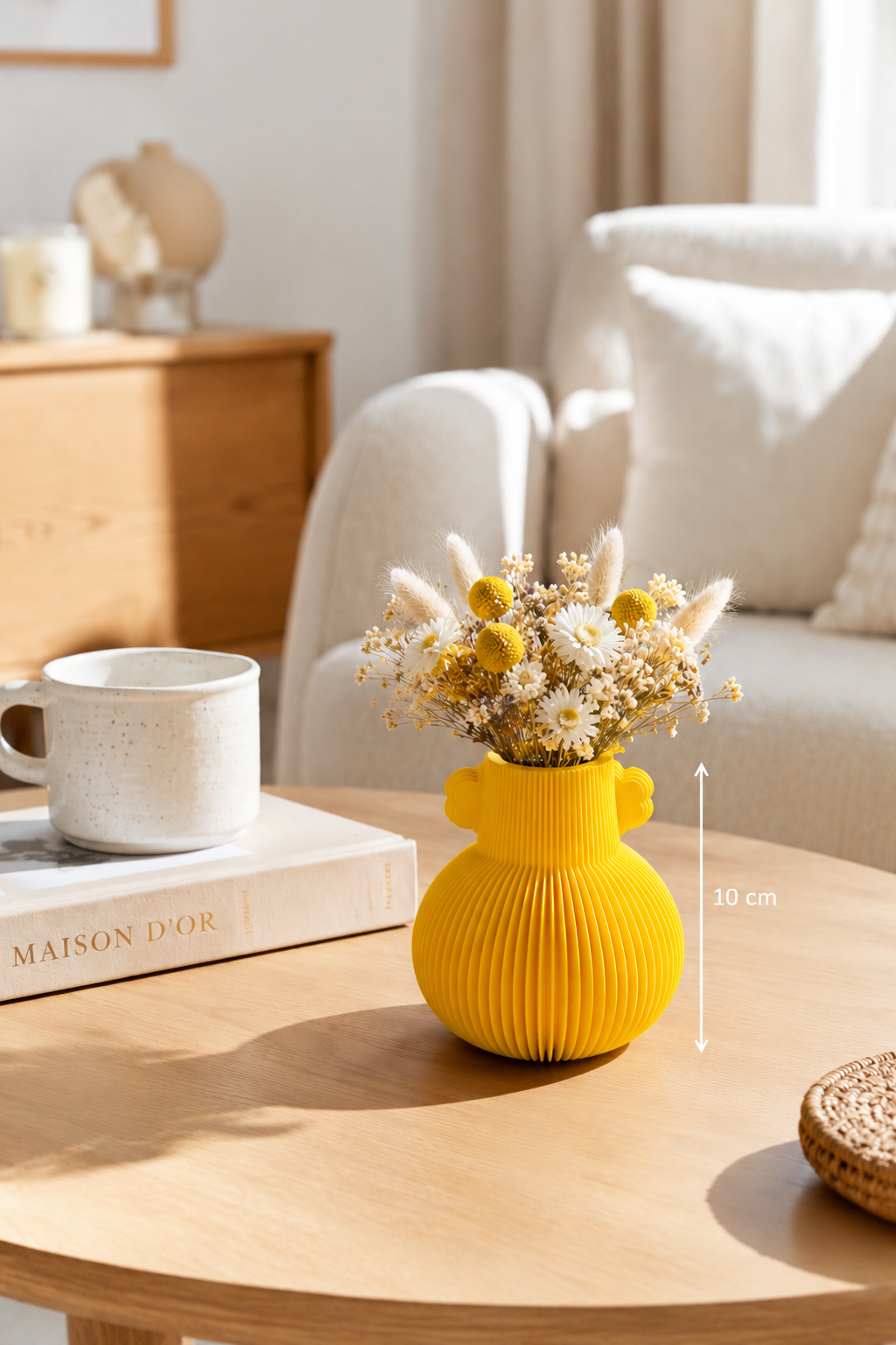 Vase Bloom jaune