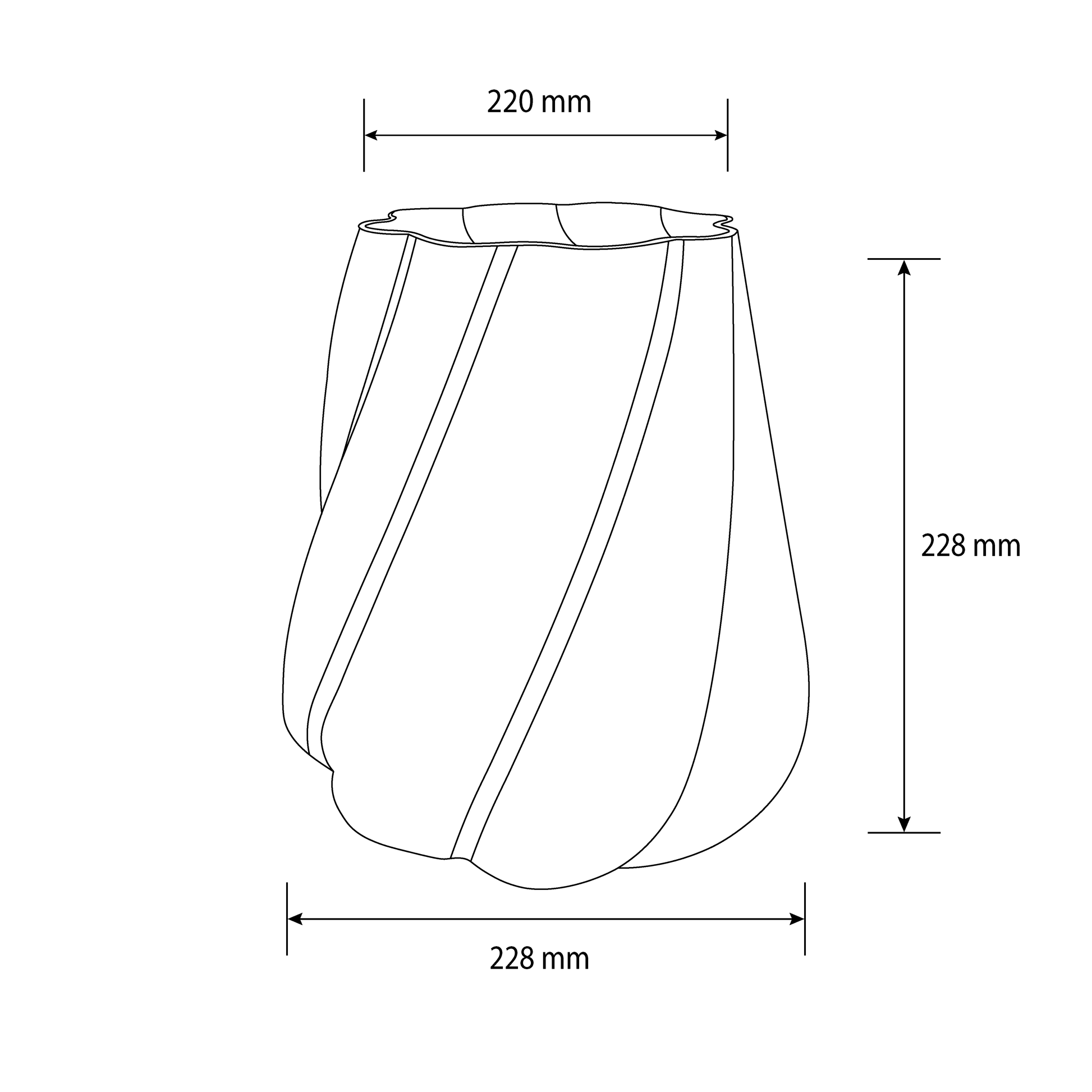 Vase Dryade