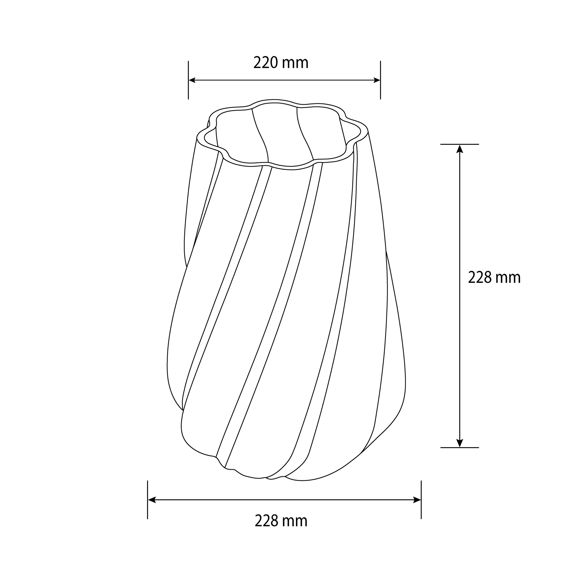 Vase Dryade
