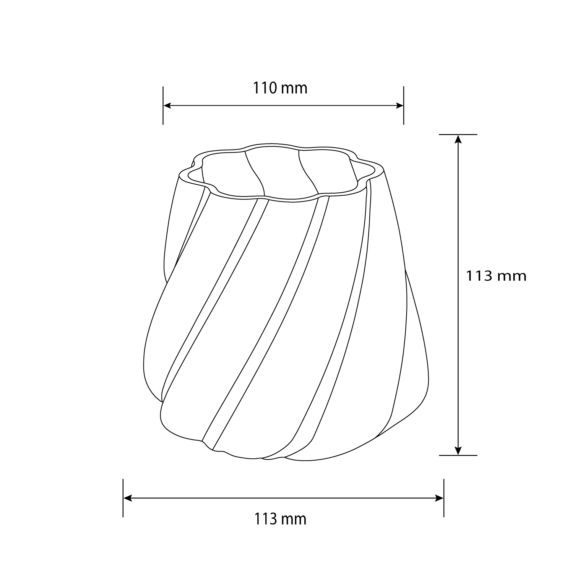 Vase Dryade